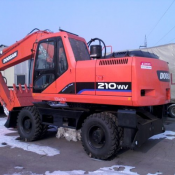 Продам новый 2014 г. колесный экскаватор DOOSAN S210 W-V 
производство Южная Корея, в наличии в г. Алматы.
мощность двигателя 156 л.с.
емкость ковша 1,05 куб. м.
эксплуатационная масса 20550 кг
Гарантия 2 год, сервисное обслуживание, обеспечение з/ч.  DOOSAN S210 W-V  Экскаватор  1000      шт  Южная Корея  Техника для дорожных и земляных работ Doosan