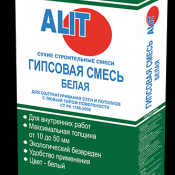 Для окончательного выравнивания оштукатуренных и бетонных стен и потолков под покраску или оклейку обоями Гипсовая смесь «ALIT» позволяет получить гладкую поверхность. Является аналогичной сухой строительной смесью «ГЛАТТ». Бесплатная доставка по городу Шпатлевка гипсовая Гипсовая смесь «ALIT» 1000 мешок Строительные материалы ALIT Магазин Для окончательного выравнивания оштукатуренных и бетонных стен и потолков под покраску или оклейку обоями Гипсовая смесь «ALIT» позволяет получить гладкую поверхность. Является аналогичной сухой строительной смесью «ГЛАТТ». Бесплатная доставка по городу Шпатлевка гипсовая Гипсовая смесь «ALIT» 1000 мешок Строительные материалы ALIT Магазин