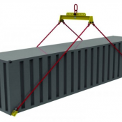 Траверса ТрК9 предназначена для транспортировки крупнотоннажных контейнеров по ГОСТ 18477-79 и ISO 668-88 за нижние фитинги. Благодаря наличию специальной регулирующей проушины-балансира с помощью данной траверсы можно поднимать контейнера со смещенным це  Траверса ТрК9 предназначена для транспортировки крупнотоннажных контейнеров по ГОСТ 18477-79 и ISO 668-88 за нижние фитинги. Благодаря наличию специальной регулирующей проушины-балансира с помощью данной траверсы можно поднимать контейнера со смещенным це  180000  Доставка платная    шт.  Россия  ТРАВЕРСА ДЛЯ КОНТЕЙНЕРОВ РУЧНАЯ ТРК9  Грузоподъёмное оборудование для стройки, погрузчики, башенные краны ТД Грузоподъем ТОО