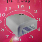 Лампа УФ для сушки ногтей 36 w белая  Лампа ультрафиолетовая для кристаллизации геля при наращивании искусственных ногтей, 36 W, с таймер, выдвижное дно.  36.0 (Вт)  Казахстан  3500  шт.  Центр «Салтанат» Интернет - магазин