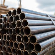 Трубы стальные  Диаметры и толщины: трубы из низколегированной стали производятся в широком диапазоне диаметров и толщин стенок, что позволяет подобрать оптимальный вариант для любого проекта.  20-1820мм   тг. Доставка входит в цену   тг. тонна  Россия, Казахстан  Трубы круглые, стальные, металлические и оцинкованные СтальКомплекс Казахстан ТОО