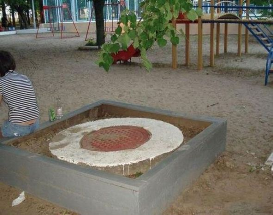 Колодезный люк.
