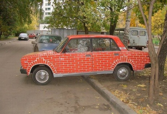 Авто из кирпича